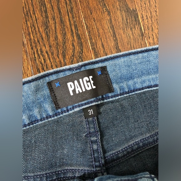 PAIGE Men’s 31 Lennox Slim Transcend Jeans in Richard Vintage Wash - NWT! - Picture 4 of 13